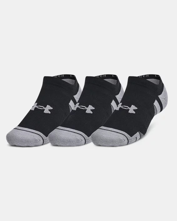 Under Armour Performance Tech Unisex 3-Pack No Show Socks