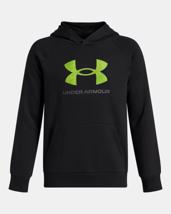 Under Armour Rival Fleece Big Logo Print Fill Boys' Hoodie