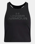 Under Armour Motion Branded Girls' Crop Tank Top