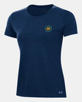 Under Armour Performance Cotton Collegiate Women's V-Neck Short-Sleeve T-Shirt