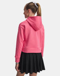 Under Armour Rival Fleece Girls' Crop Hoodie Top
