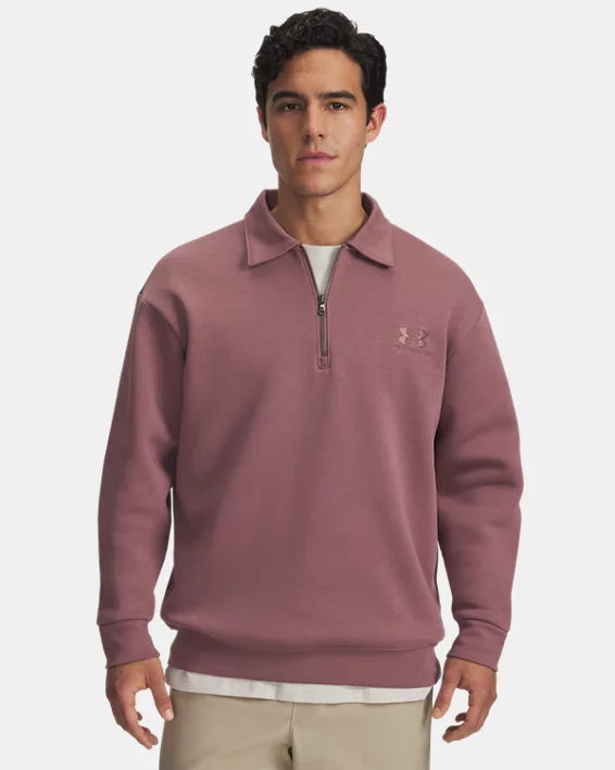 Under Armour Icon Fleece Men's Collar Zip Top